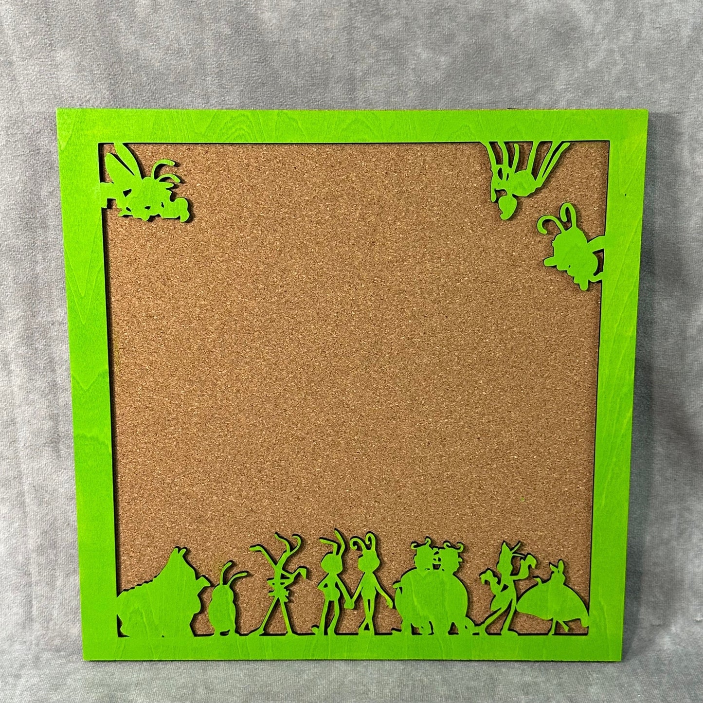 Custom Disney Pin Board - A Bugs Life - Wood Frame