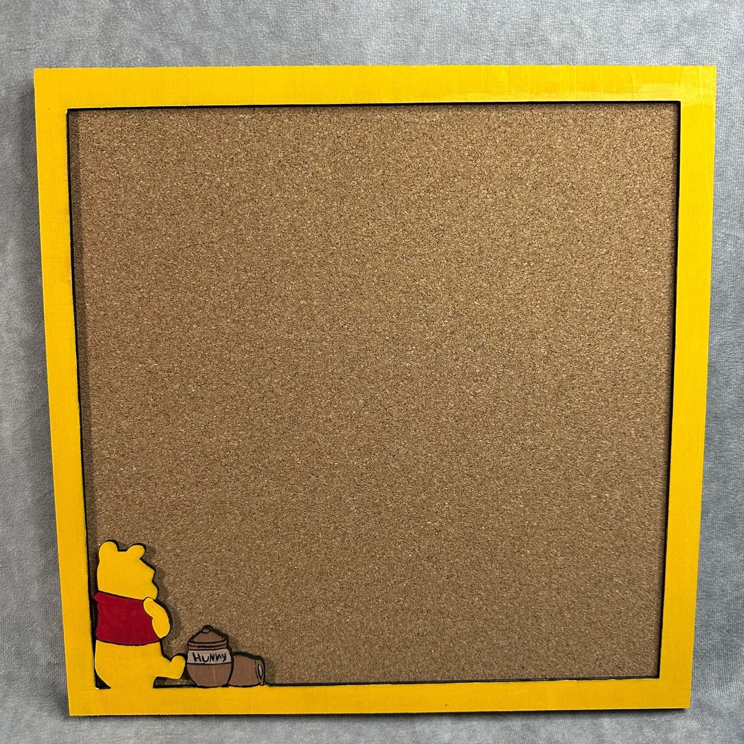 Custom Disney Pin Board - Winnie the Pooh - Wood Frame