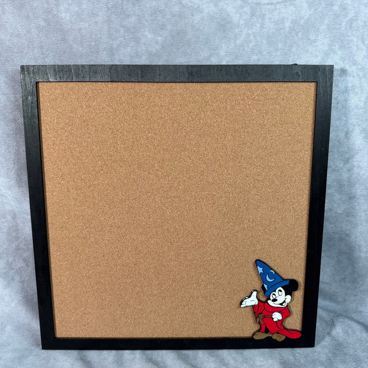 Custom Disney Pin Board - Sorcerer Mickey - Wood Frame