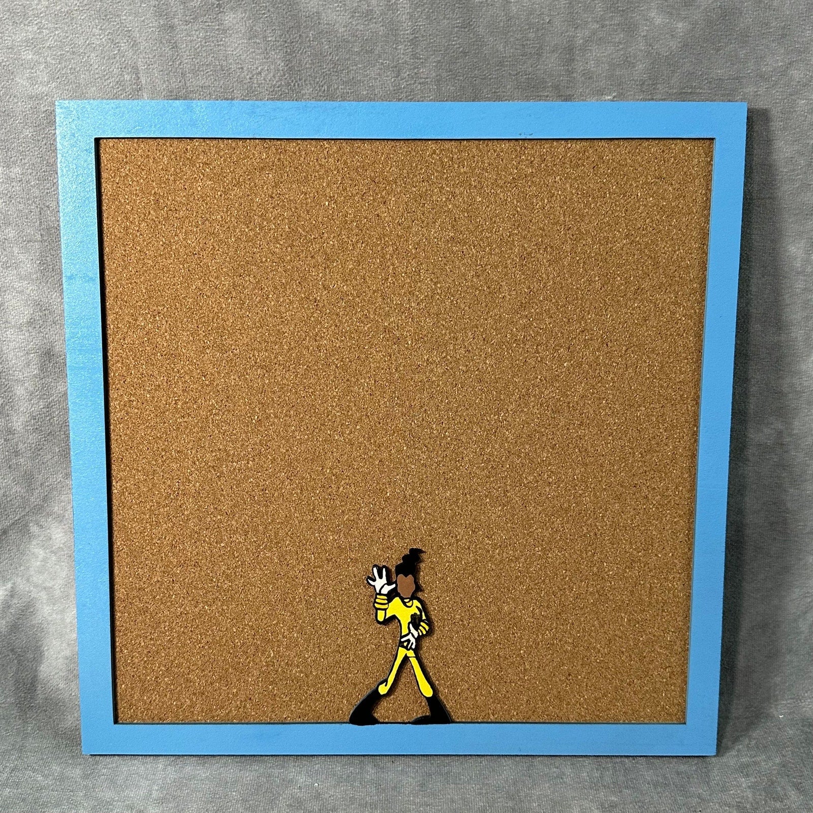 Custom Disney Pin Board - Powerline Max Goofy Movie Wood Frame – Main ...
