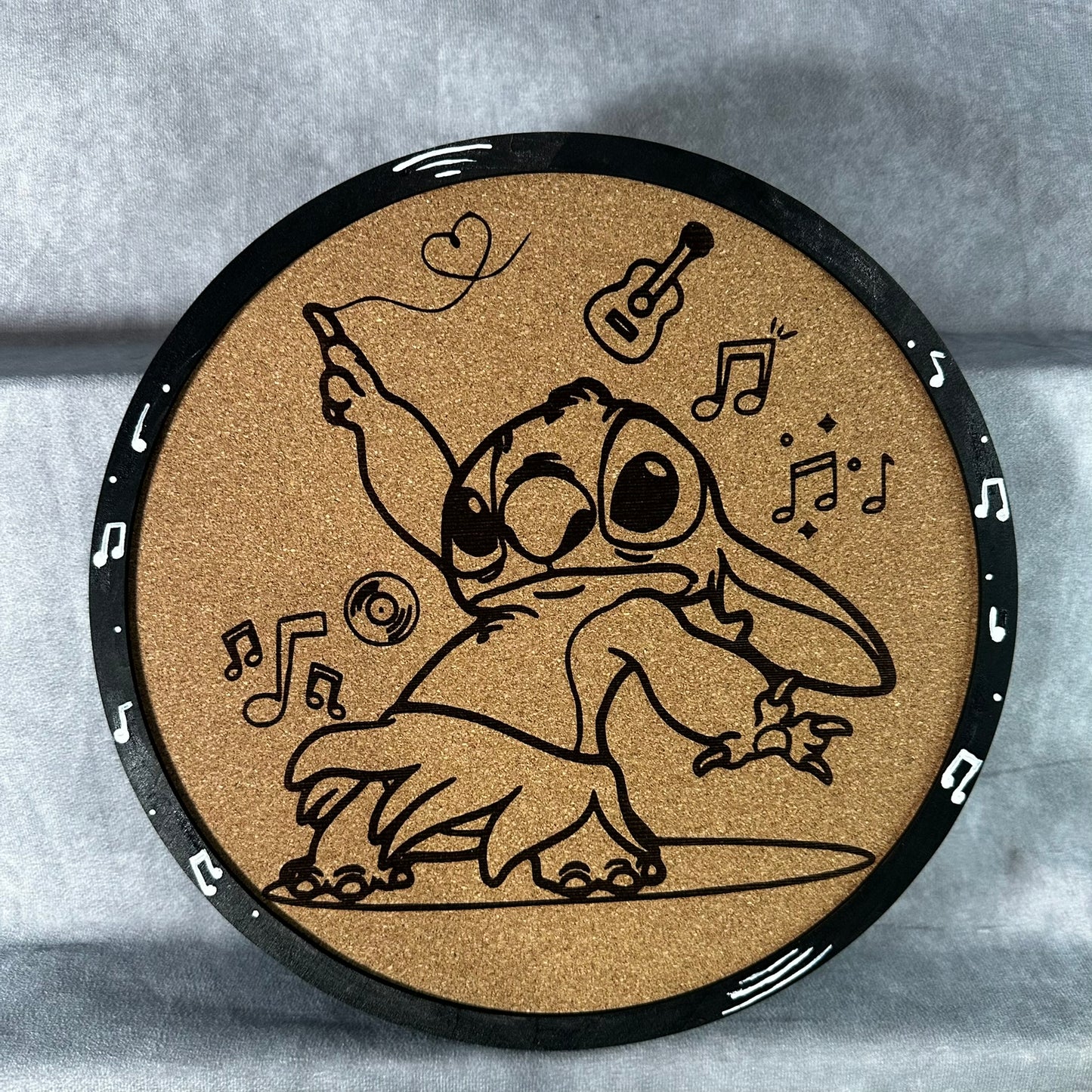 Custom Disney Pin Board - Stitch Dancing - Laser Engraved