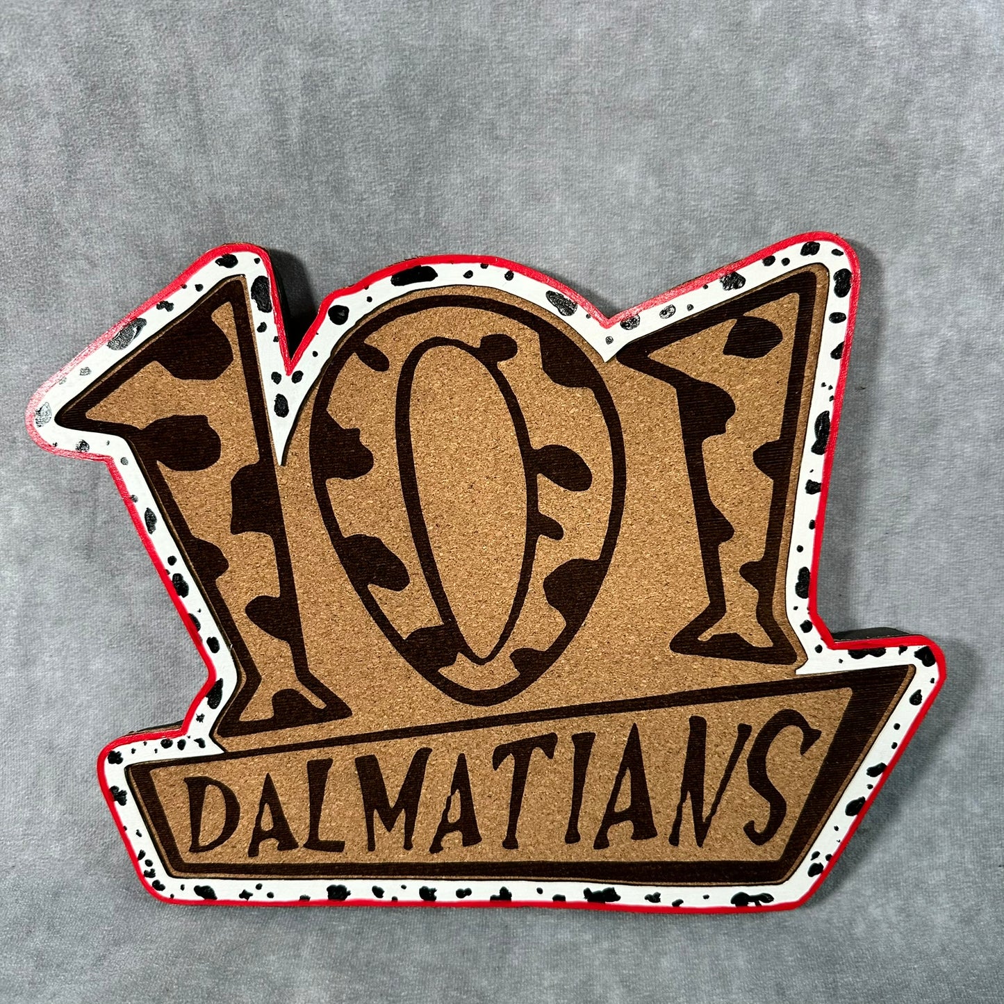 Custom Disney Pin Board - 101 Dalmatians - Laser Engraved
