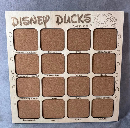 Custom Disney Pin Board - Disney Ducks Series 2 - Fits Entire Set!