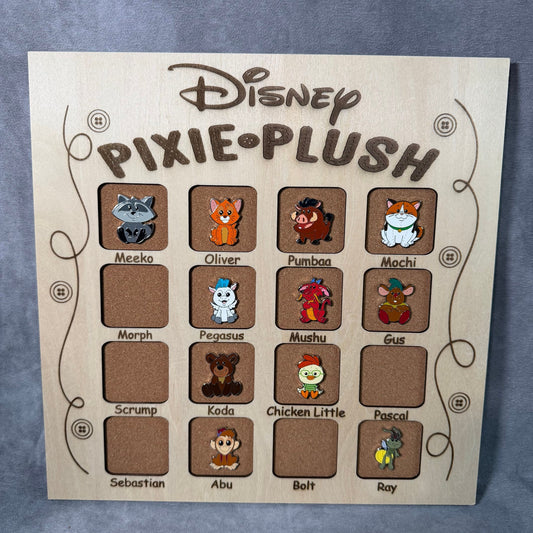 Custom Disney Pin Board - Pixie Plush - Fits Entire Set!