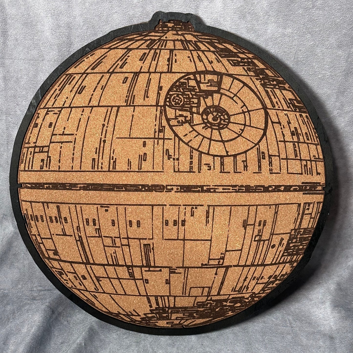 Custom Disney Pin Board - Death Star Star Wars - Laser Engraved