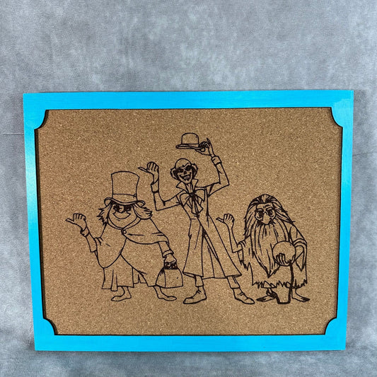 Custom Disney Pin Board - Hitchhiking Ghosts - Laser Engraved