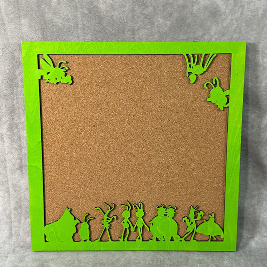 Custom Disney Pin Board - A Bugs Life - Wood Frame