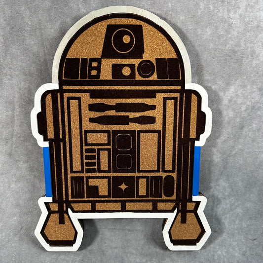 Custom Disney Pin Board - R2D2 Star Wars - Laser Engraved