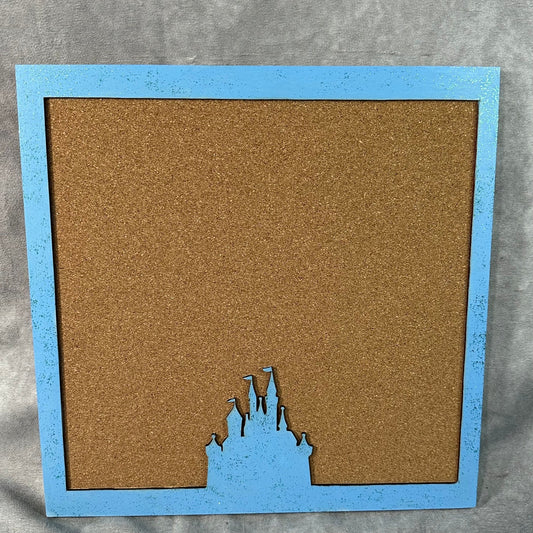 Custom Disney Pin Board - Cinderella Castle - Laser Engraved