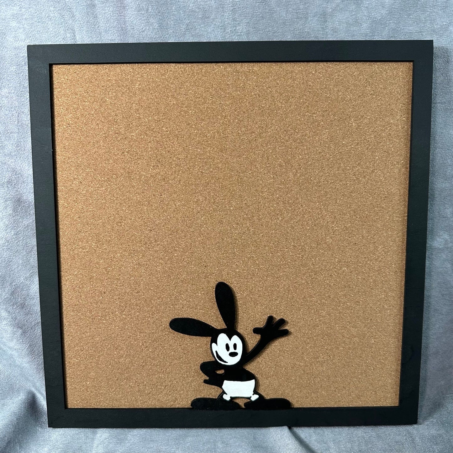 Custom Disney Pin Board - Oswald - Wood Frame