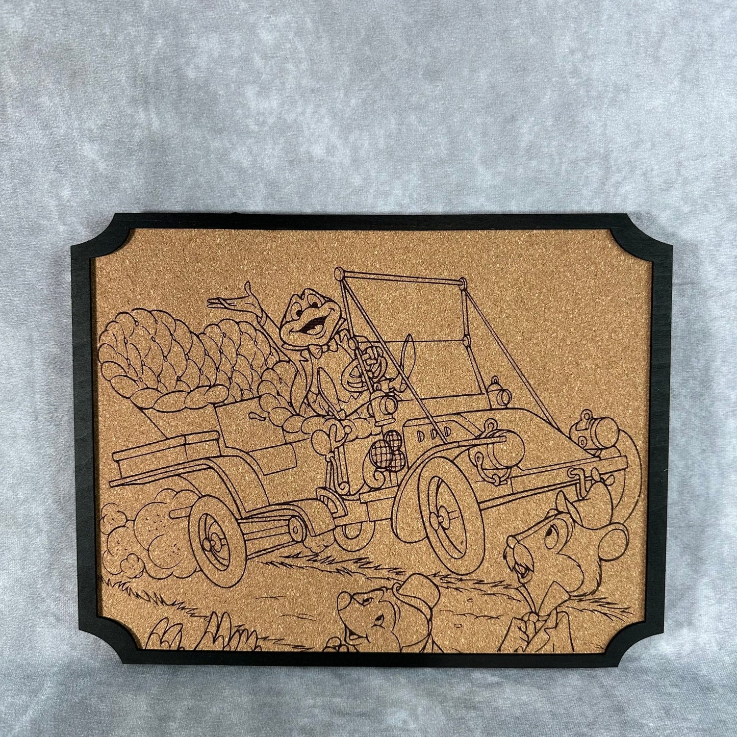 Custom Disney Pin Board - Mr. Toad - Laser Engraved