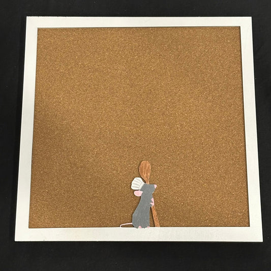 Custom Disney Pin Board - Remy Ratatouille Wood Frame