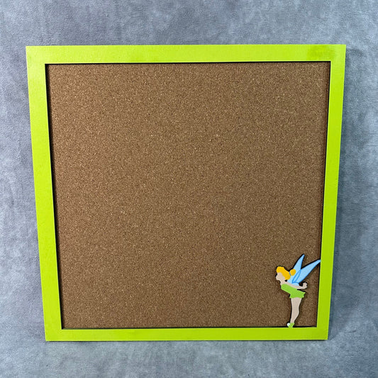 Custom Disney Pin Board - Tinkerbell - Wood Frame