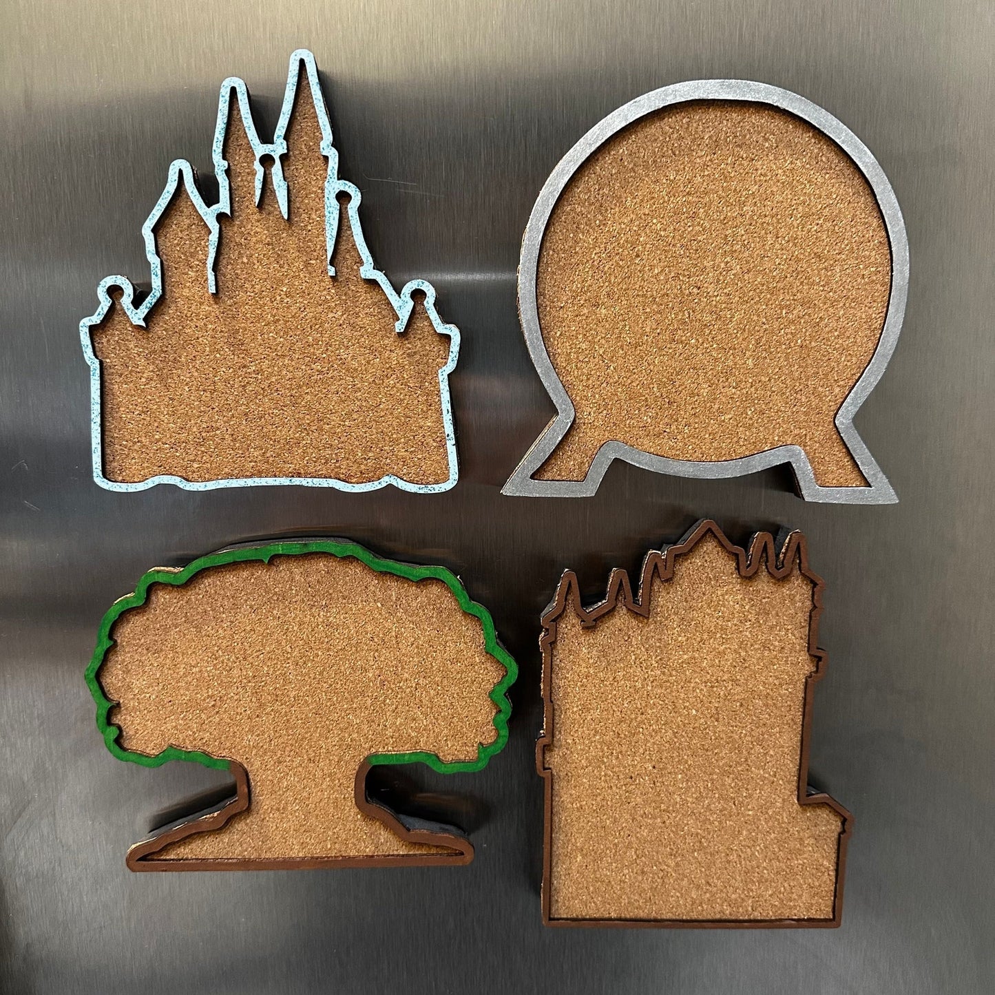 Disney Parks Mini Pin Boards 4 Piece Set - Magnetic Backs