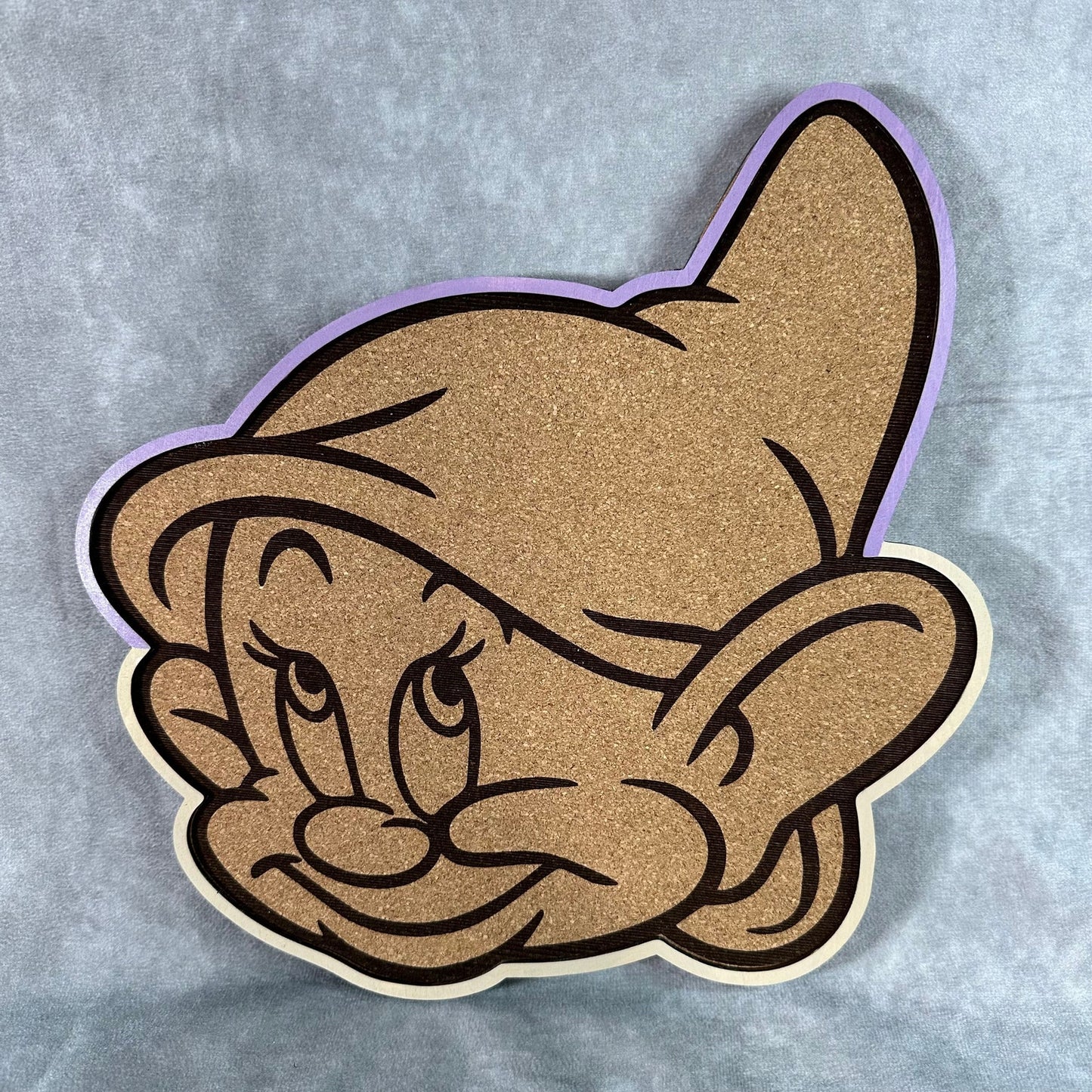 Custom Disney Pin Board - Dopey - Laser Engraved