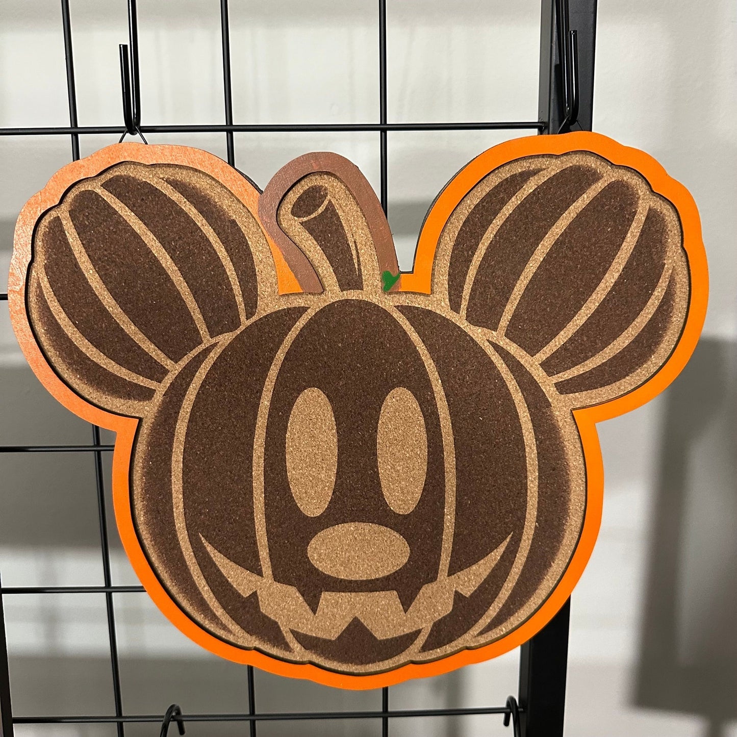 Custom Disney Pin Board - Mickey Pumpkin Head - Laser Engraved