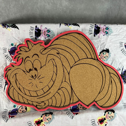 Custom Disney Pin Board - Cheshire Cat Full Body - Laser Engraved