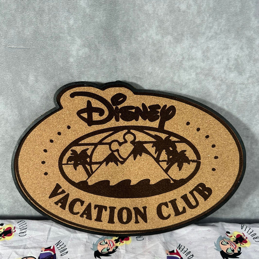 Custom Disney Pin Board - Disney Vacation Club - Laser Engraved
