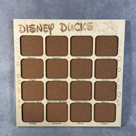 Custom Disney Pin Board - Disney Ducks - Fits Entire Set!