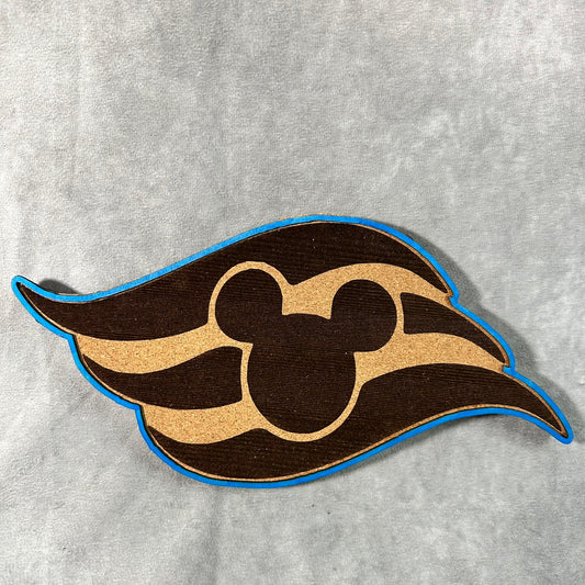 Custom Disney Pin Board - DCL Logo (Small) - Laser Engraved