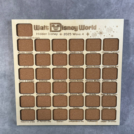 2025 WDW Hidden Mickey Wave A - Fits Entire Set!
