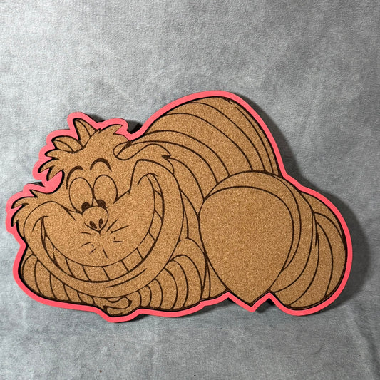 Custom Disney Pin Board - Cheshire Cat Full Body - Laser Engraved