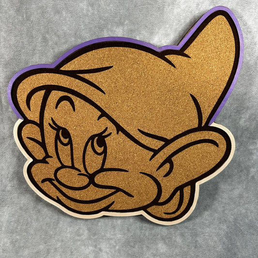 Custom Disney Pin Board - Dopey - Laser Engraved
