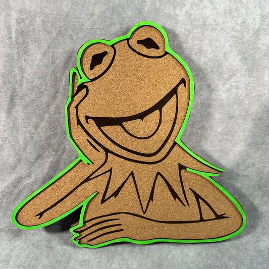 Custom Disney Pin Board - Kermit the Frog - Laser Engraved