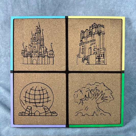 Custom Disney Pin Board - The Park Hopper - Laser Engraved