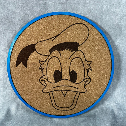 Custom Disney Pin Board - Donald Duck - Laser Engraved
