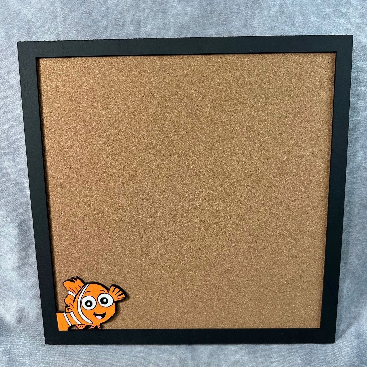 Custom Disney Pin Board - Nemo - Wood Frame