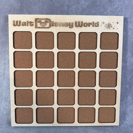 Custom Disney Pin Board - 25 Spot WDW Board