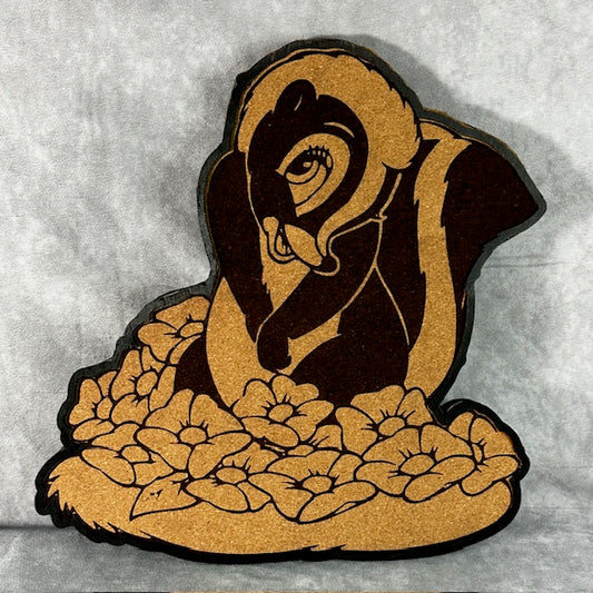 Custom Disney Pin Board - Flower the Skunk - Laser Engraved