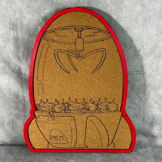 Custom Disney Pin Board - Toy Story Alien The Claaaaaw - Laser Engraved